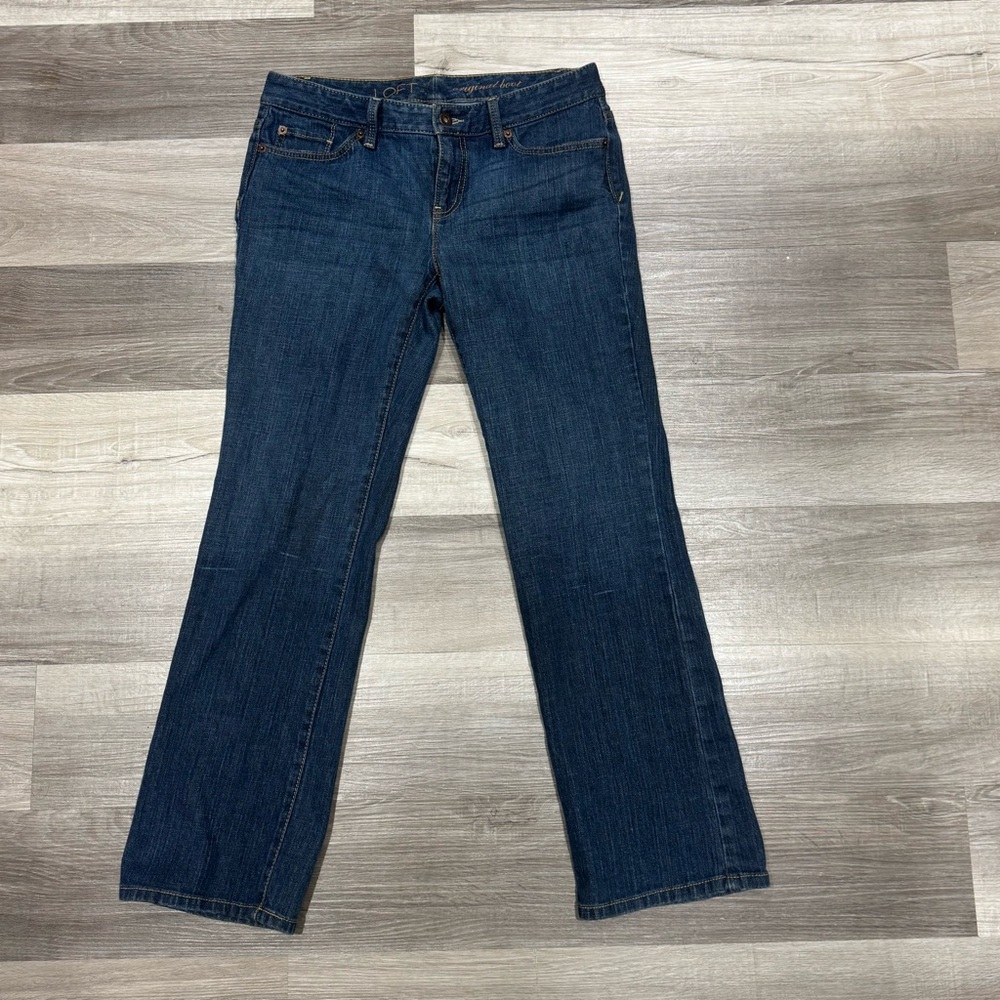 LOFT Women's Boot Cut Jeans - Deep Indigo